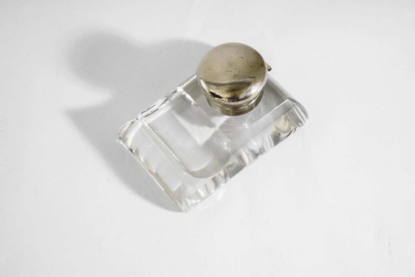 Glass and Nickel Inkwell, 1920s-SPD-1131564