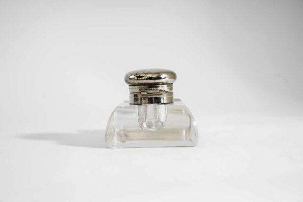 Glass and Nickel Inkwell, 1920s-SPD-1131564