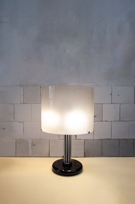 Glass and Plastic Table Lamp, Italy, 1970s-VCV-1801983