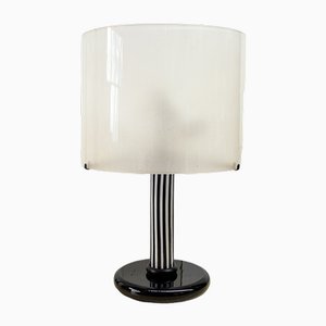 Glass and Plastic Table Lamp, Italy, 1970s-VCV-1801983