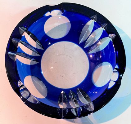 Glass Ashtray from Val Saint Lambert, 1970s-IKW-796687