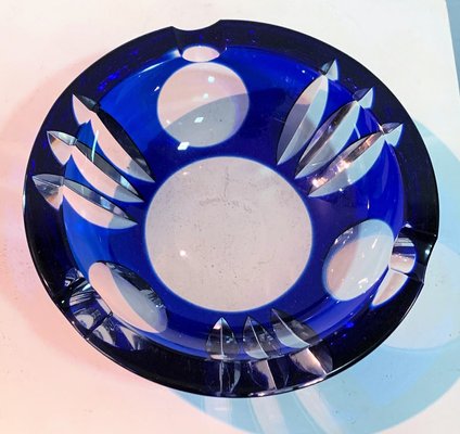 Glass Ashtray from Val Saint Lambert, 1970s-IKW-796687