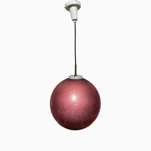 Glass Ball Ceiling Lamp, 1960s-AET-1726323