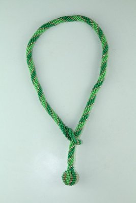 Glass Bead Necklace in the Style of the Wiener Werkstätte, 1920s-ZWH-738097