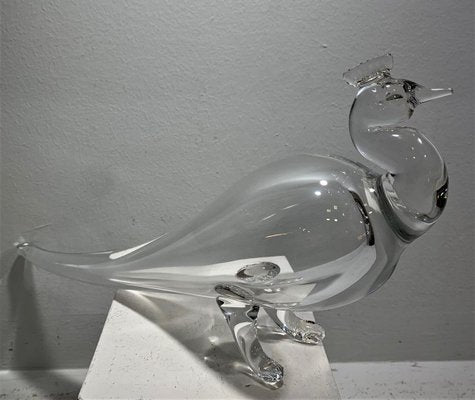 Glass Bird from Val Saint Lambert, 1970s-IKW-774461