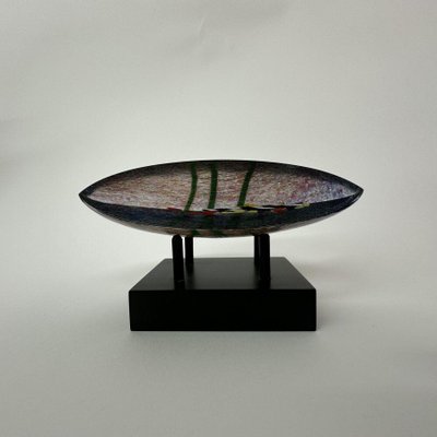 Glass Boat Sculpture by Bertil Vallien for Kosta Boda-BGP-1798443