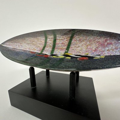 Glass Boat Sculpture by Bertil Vallien for Kosta Boda-BGP-1798443