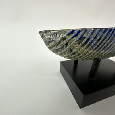 Glass Boat Sculpture Limited Edition Voyage by Bertil Vallien for Kosta Boda-BGP-1696512