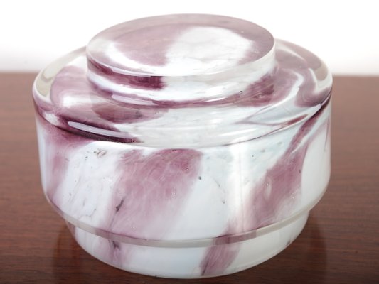 Glass Bowl by Frantisek Koudelka for Glasswork Prachen, 1970s-IND-1393380