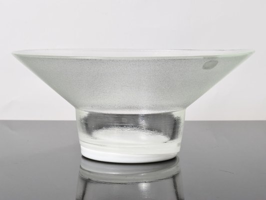 Glass Bowl by Jiri Suhajek for Crystalex Novy Bor, 1980s-IXK-672675