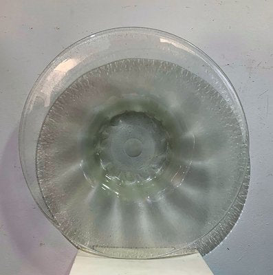 Glass Bowl by W. J. Rozendaal for Kristalunie Maastricht, 1950s-IKW-843945