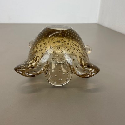 Glass Bowl Element Shell Ashtray attributed to Barovier and Toso, Italy, 1970s-QZ-1449570