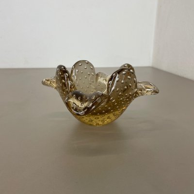 Glass Bowl Element Shell Ashtray attributed to Barovier and Toso, Italy, 1970s-QZ-1449570