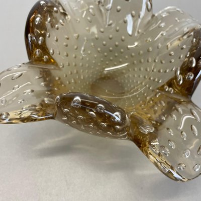 Glass Bowl Element Shell Ashtray attributed to Barovier and Toso, Italy, 1970s-QZ-1449570