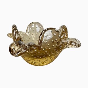 Glass Bowl Element Shell Ashtray attributed to Barovier and Toso, Italy, 1970s-QZ-1449570