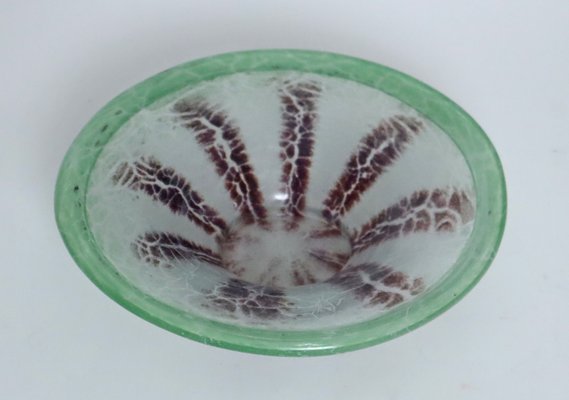 Glass Bowl in Green from WMF Ikora, 1960s-ESB-2019682