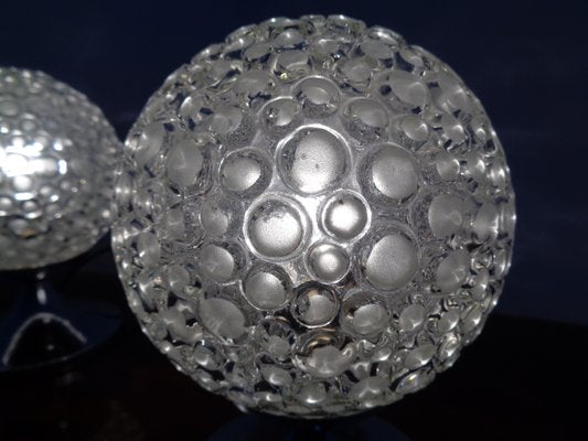 Glass Bubble Table Lamps, 1970s, Set of 2-RDW-842108