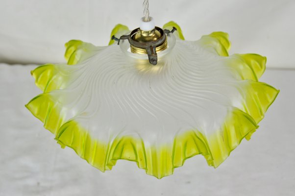 Glass Ceiling Lamp, 1930s-ROJ-637527