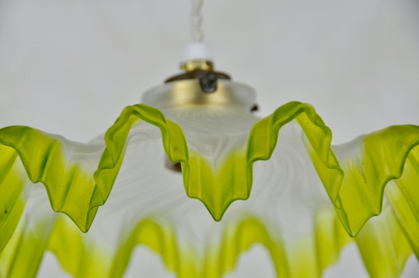 Glass Ceiling Lamp, 1930s-ROJ-637527