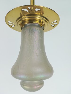 Glass Ceiling Lamp from Wiener Werkstätte, 1920s-KDB-1417140