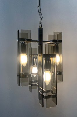 Glass Ceiling Light from Veca, Italy, 1970s-XQC-1734274