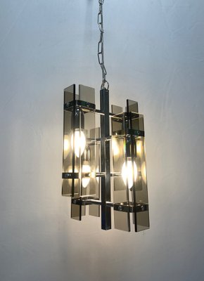 Glass Ceiling Light from Veca, Italy, 1970s-XQC-1734274