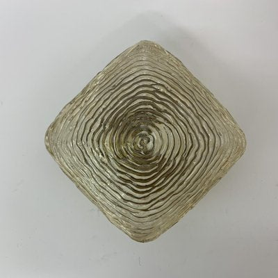 Glass Ceiling / Wall Lamp from Glashütte Limburg, 1970s-BGP-1325253