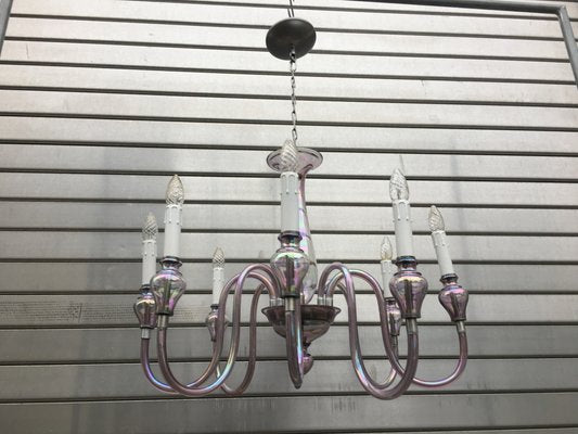 Glass Chandelier, 1970s-WQQ-795893