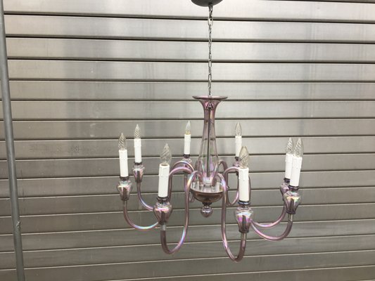 Glass Chandelier, 1970s-WQQ-795893