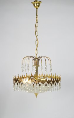 Glass Chandelier, Germany, 1970s-NXX-2027911