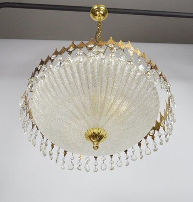 Glass Chandelier, Germany, 1970s-NXX-2027911