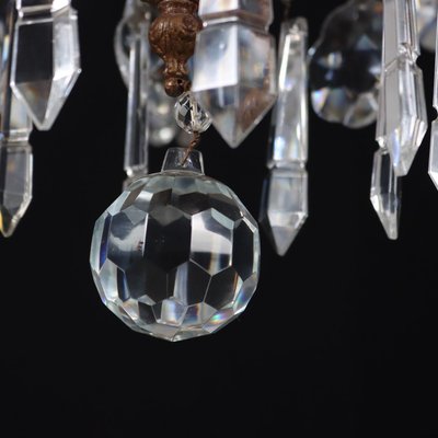 Glass Chandelier, Italy, 1980s-VMM-1407647