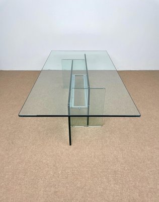 Glass & Chrome Coffee Table from Fontana Arte, Italy, 1970s-LYQ-1171253