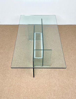 Glass & Chrome Coffee Table from Fontana Arte, Italy, 1970s-LYQ-1171253