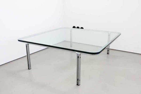 Glass Coffee Table by Horst Brüning for Kill International, 1960s-FJP-1729841