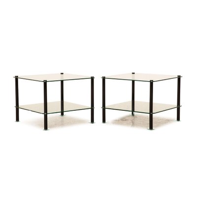 Glass Coffee Table from Ligne Roset, Set of 2-RQW-1765643