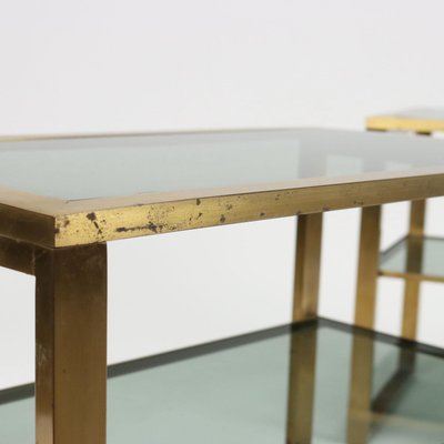 Glass Coffee Tables, Italy, 1970s, Set of 2-VMM-1436537