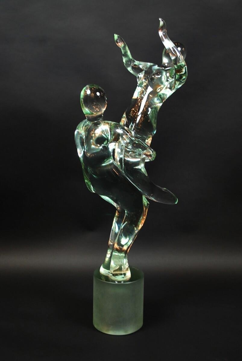 Glass Dancers Sculpture by Renato Anatra