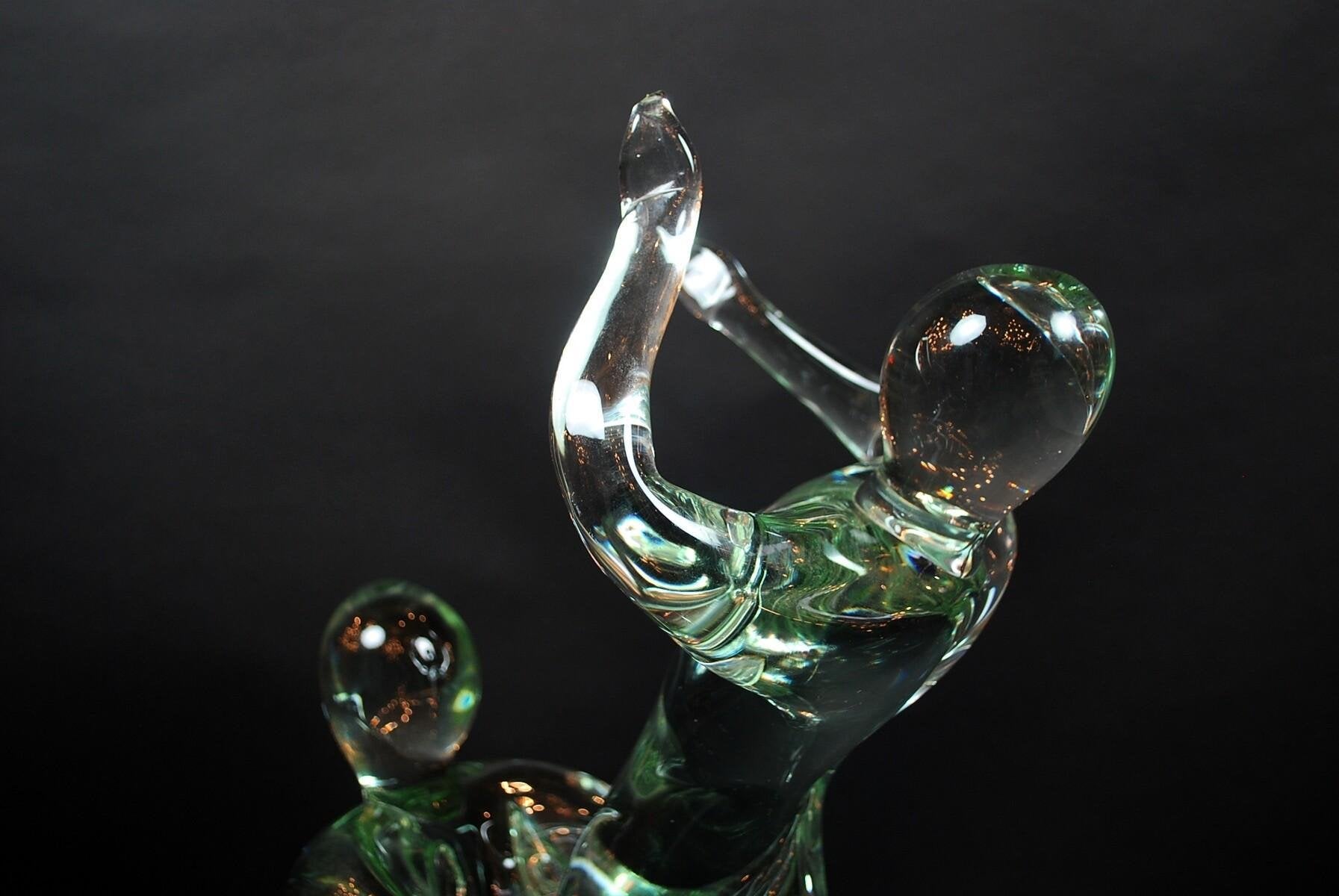 Glass Dancers Sculpture by Renato Anatra