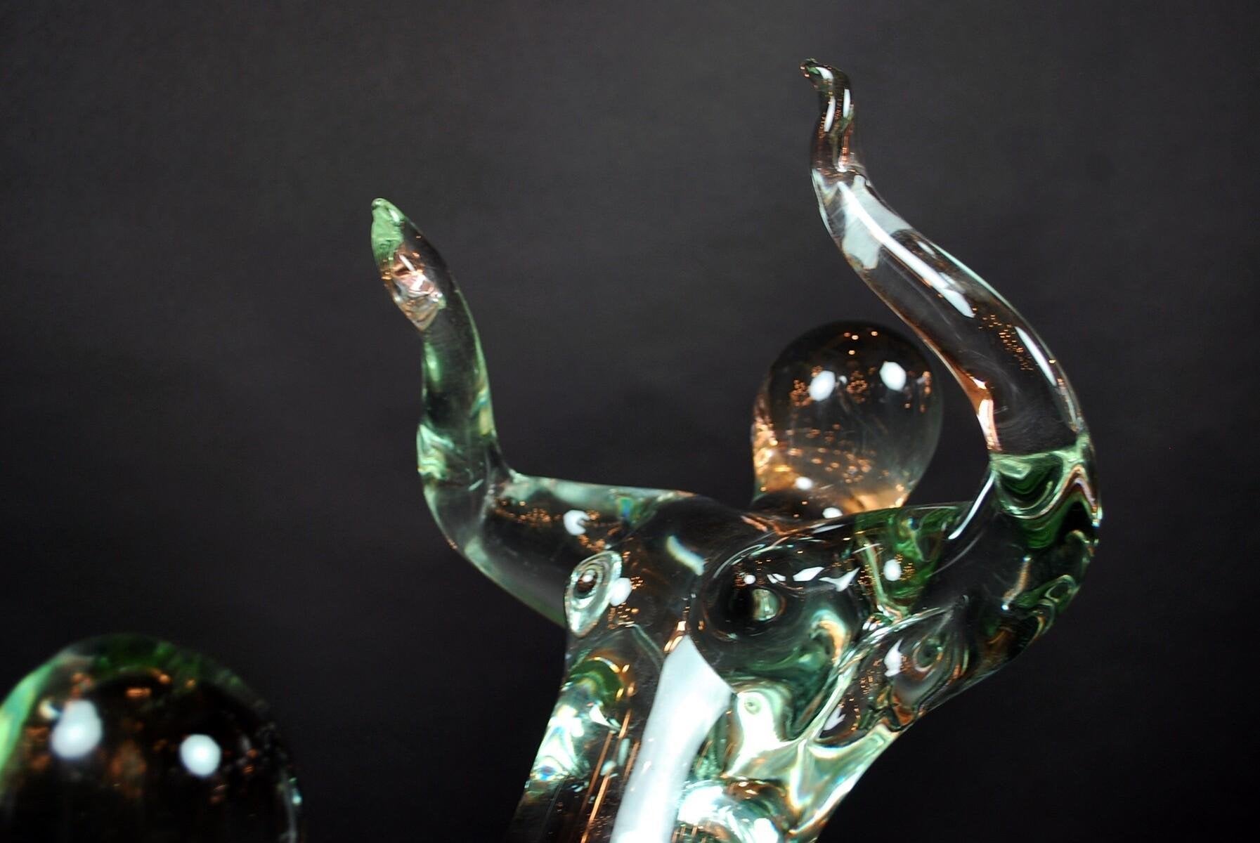 Glass Dancers Sculpture by Renato Anatra