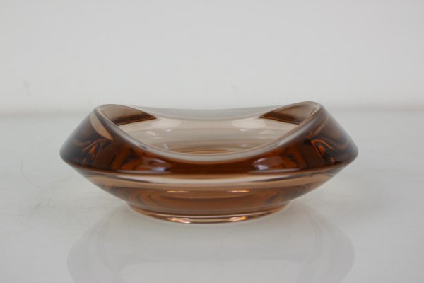 Glass Design Ashtray by Zelezny Brod Glassworks, 1960s-TZ-1287092