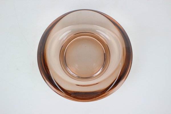 Glass Design Ashtray by Zelezny Brod Glassworks, 1960s-TZ-1287092