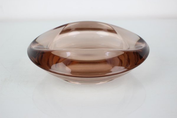 Glass Design Ashtray by Zelezny Brod Glassworks, 1960s-TZ-1287092