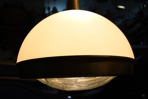 Glass Diamond Ceiling Lamp by Pia Guidetti Crippa for Lumi, 1960s-EH-807414