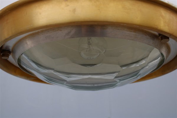 Glass Diamond Ceiling Lamp by Pia Guidetti Crippa for Lumi, 1960s-EH-807414