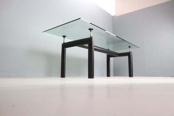 Glass Dinning Table LC6 attributed to Le Corbusier for Cassina, Italy, 1974-DT-2026308