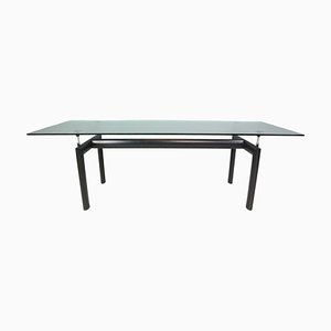 Glass Dinning Table LC6 attributed to Le Corbusier for Cassina, Italy, 1974-DT-2026308