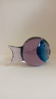 Glass Fish-Shaped Sculpture by Cenedese, Murano, Italy, 1950s-TKR-1820163