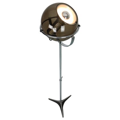 Glass Floor Lamp Globe 2000 attributed to F. Ligtelijn for Raak Amsterdam, 1960-DT-2026120