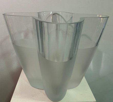 Glass Flower-Shaped Bowl, 1970s-IKW-799433